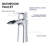 Single-Hole Single-handle Bathroom Faucet with Drain Assembly