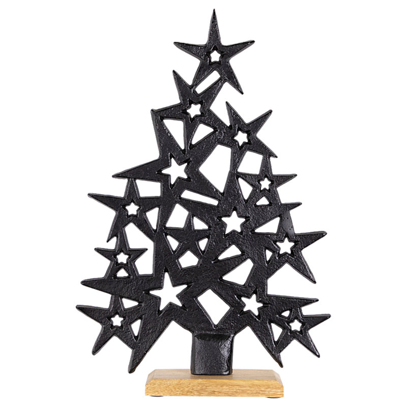Décoration de Noël arbre en forme d'arbre super étoile - 16,5 po