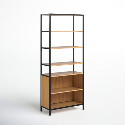 Ferris 84.5" H x 35.25" W Iron Standard Bookcase