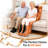 Full Body Massage Mat with Detachable Foot Massager, Shiatsu Kneading & Heat, 9 Modes 9 Speeds for Neck Back Leg Pain Relief ﻿