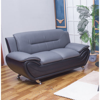 Causeuse en cuir 60 po Bernartice