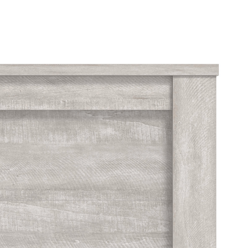 Tevrat Panel Headboard, Dusty Gray Oak, Full/Queen