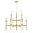 Granton Modern Gold 9 Light Chandelier-123223044