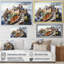 Paysage asiatique III sur toile-45072837-45072834