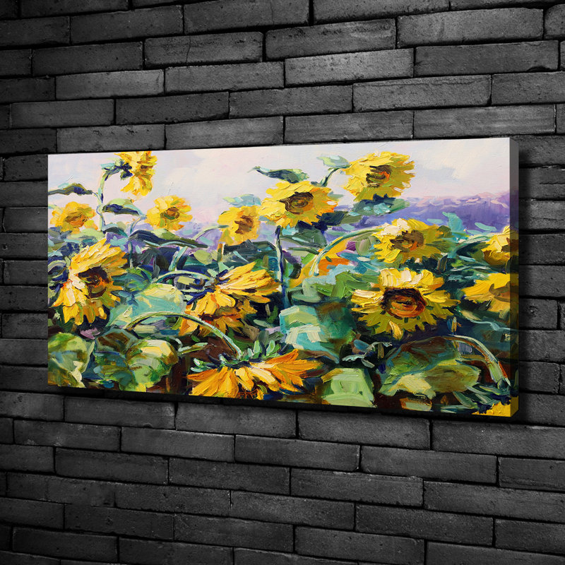 Sunflowers - No Frame Print on Canvas