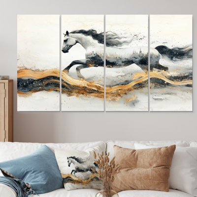 Spirit of the Stallion Horse II - cheval, art mural - décoration murale moderne