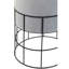 Katonah Stainless Steel Accent Stool