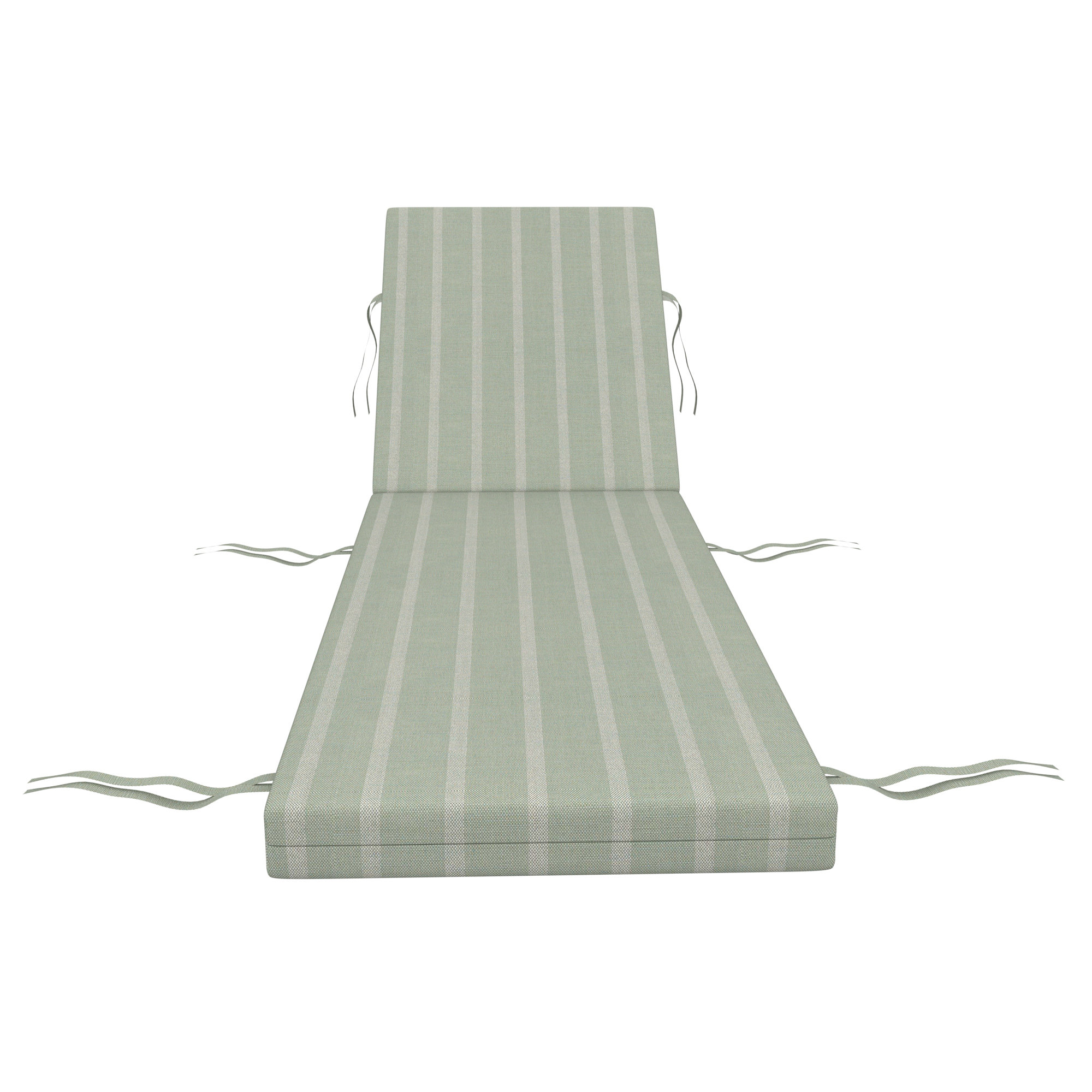 Lani Sunbrella Outdoor Chaise Lounge Cushion, 21" W x 50" D, Unwind Rainwashed