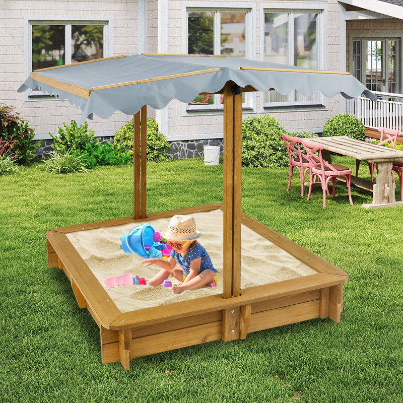 Wooden Sandbox Outdoor