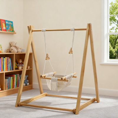 36,6 po Portique pliable avec support Premium pour bébé et tout-petit Montessori