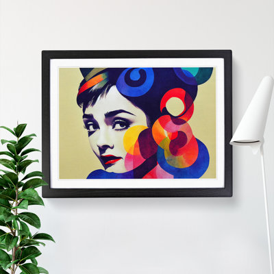Colourful Woman Vol.3 Abstract - Framed Print