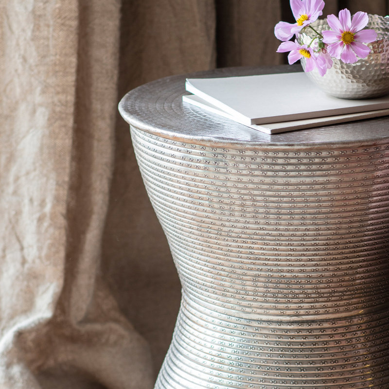 Agarita Drum End Table