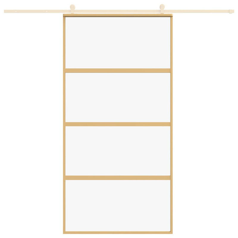 Birgitta Sliding Door, 102.5cm W x 205cm H, Gold