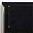 Four - Door Led Black Glass Antique Cabinet, Adjustable Shelves, 7 Color Lighting, Acrylic Back Panel Display Case With Remote Controlled Led, And Vintage Wood Finish-118964479