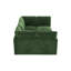 Canapé modulable 6 places de 310 cm de large avec poufs, montage facile sans outils, tissu chenille-181663933
