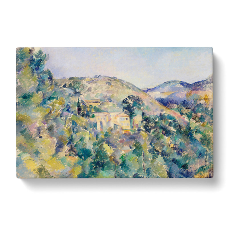 View Of The Domaine Saint-Joseph by Paul Cezanne - Wrapped Canvas, 35cm H x 50cm W x 3cm D