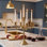 Hampton 15.7" H Gold Tabletop 5 Candle Candelabra
