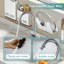 Robinet de cuisine rétractable High Arc - acier inoxydable monotrou, robinet d'évier moderne (chrome)-128500612