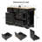Kitchen Island With 6 Drawers-174607621