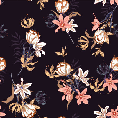 Peel & Stick Floral Wall Mural