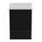 Gada 20" Striped Matt Black Bathroom Vanity With Ceramic Sink, Freestanding Bathroom Cabinet For Modern Bathroom, KD-601606591-601606590