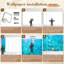 Murale auto-adhésive moderne pour la chambre à coucher avec impression d'eau de piscine L 69 po x l 96 po Peel and Stick