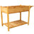 8 Pockets Horticulture Raised Garden Bed Elevated Wood Planter Box-628721940