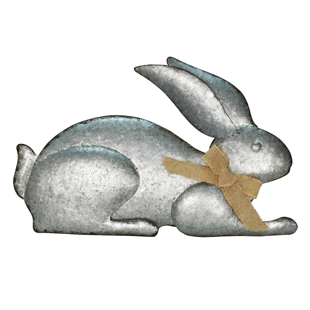 Metal Easter Bunny Decor(11.6") The Holiday Aisle®