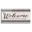 «Welcome to Our Happy Place» par Cindy Jacobs, art mural en verre acrylique-486493752