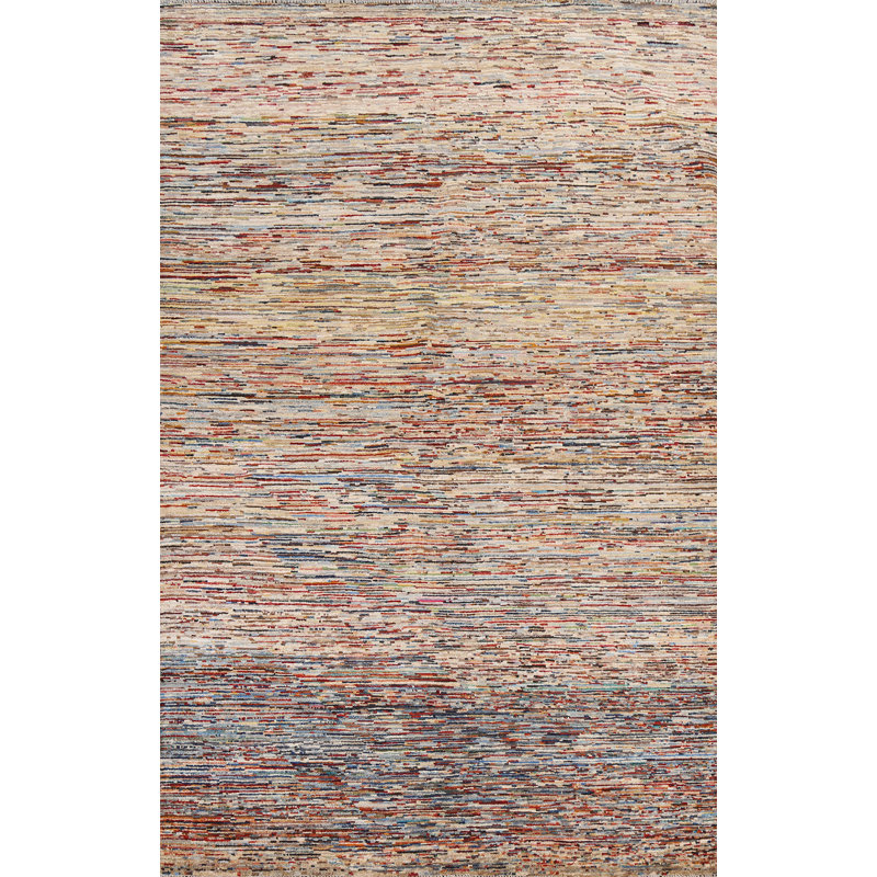 Tapis oriental contemporain Gabbeh 5 x 8