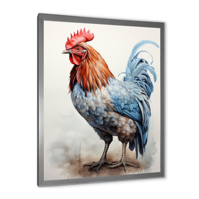 Strutting Rooster Majesty - poulet, art mural