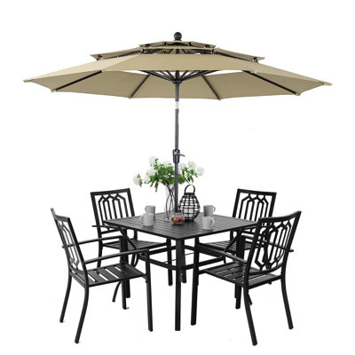 4 - Person Square Patio Dining Set