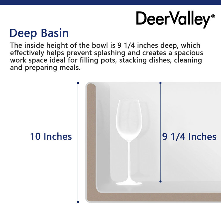 DV-1K510 Grove 30" L X 18" W Rectangular White Single Basin Fireclay Farmhouse / Apron Kitchen Sink with Grid and Strainer