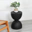 Table d'appoint ronde contemporaine en bois