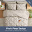 Ensemble d'édredon plissé avec draps Bed-in-a-Bag-103134066-103134054