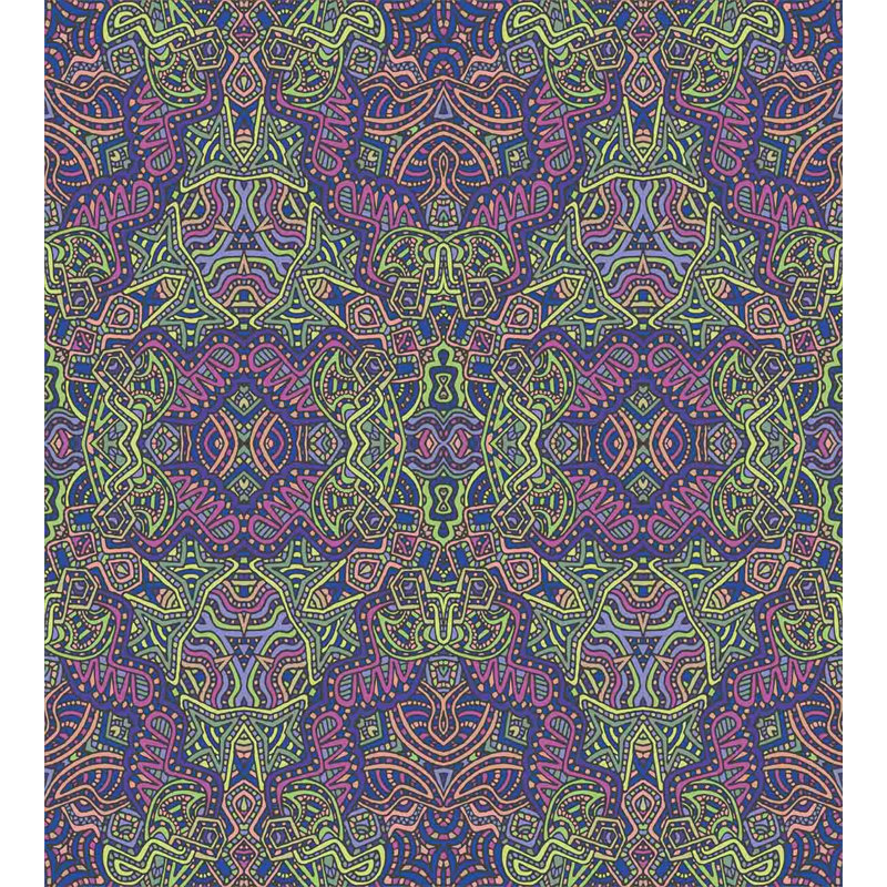 Traditional Polyester Abstract Duvet Cover, Queen Duvet Cover + 2 Pillow Sham