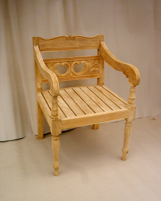 Chaise de patio teck Proulx