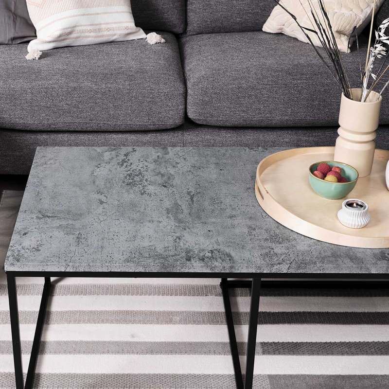 Kalyssa Frame Coffee Table, Black