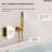 Wall-Mount Waterfall Bathtub Faucet with Hand Shower and Pressure-Balancing Valve by EVERSTEIN-73468192