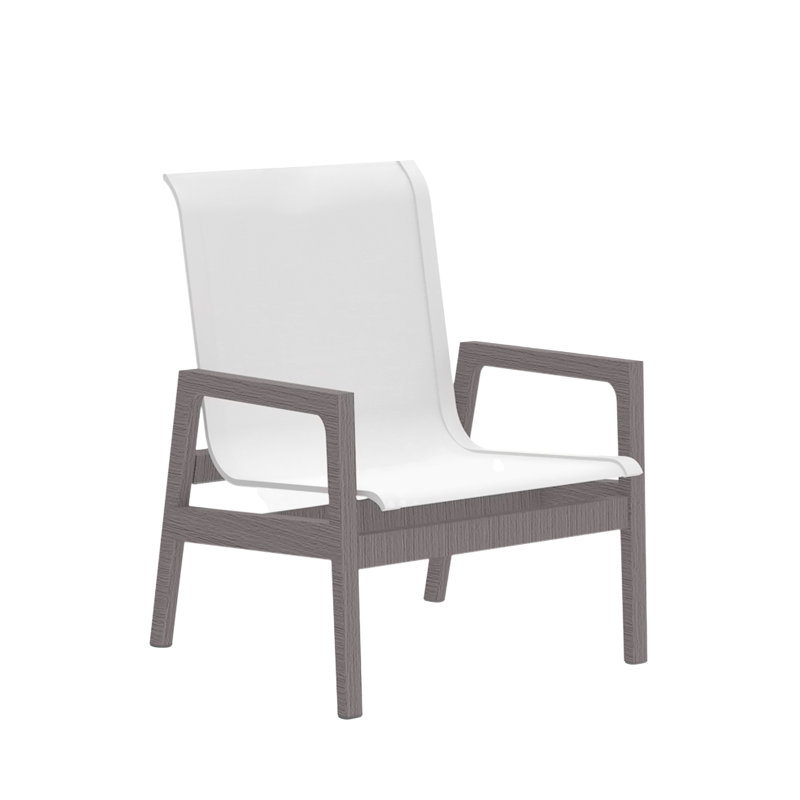 Seashore 30" H Patio Chair, Slate Gray