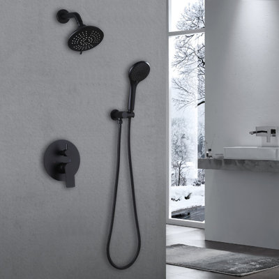 Système de douche complet avec valve brute
