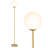 Telesphoros 65'' Gold Traditional Floor Lamp