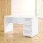 Cheryl Solid Wood Base Writing Desk