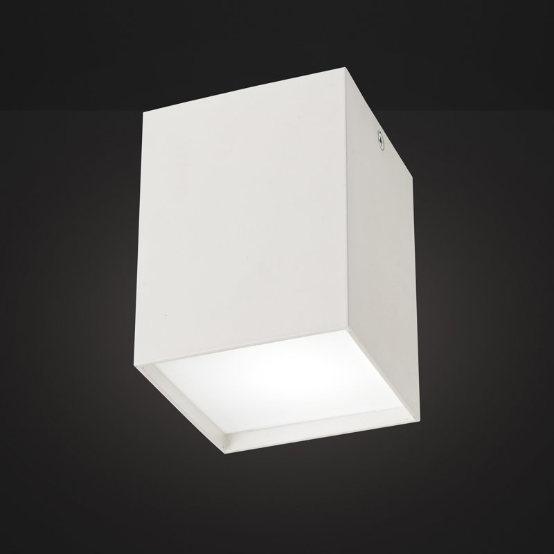 Kailua Acrylic Flush Mount, Silver