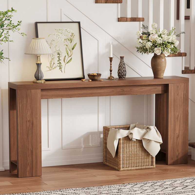 Canapé-lit rustique 70,9 po Rustic Farmhouse, Brun