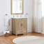 Meuble-lavabo simple 25 po avec 2 portes et 1 tiroir Calvados
