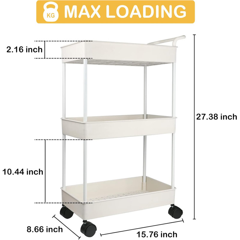 Chariot mobile en plastique