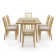 Ensemble de table de salle à manger 7 pièces Givanni