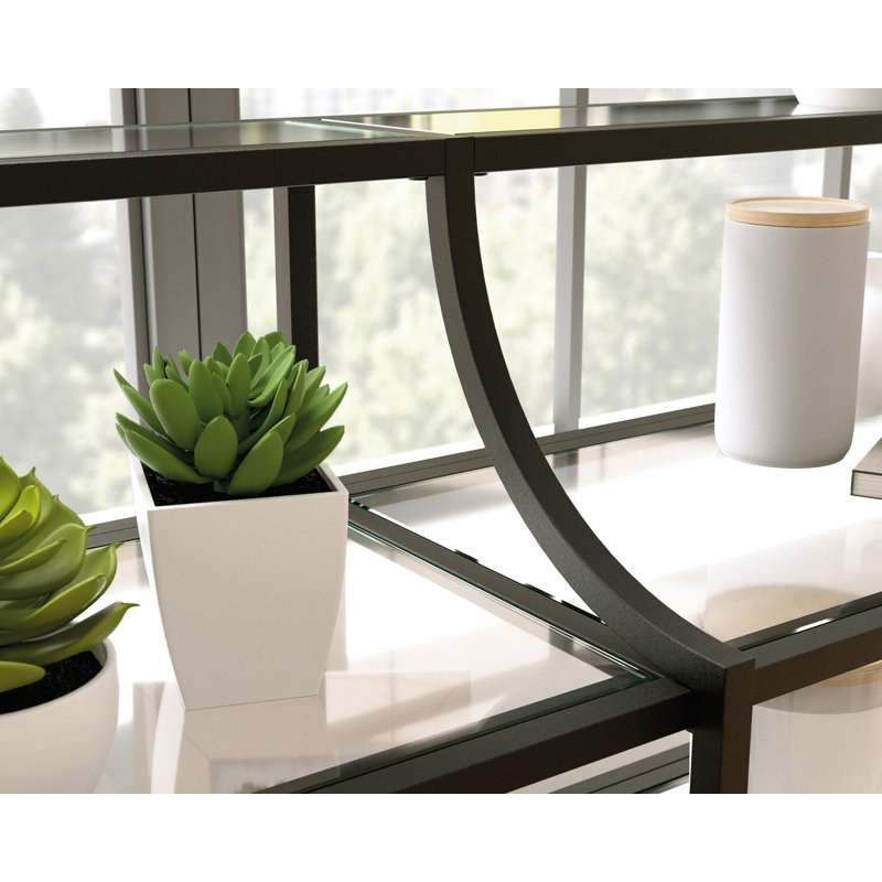 Srita 59.37'' Glass Top Console Table