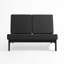 Causeuse d'extérieur avec coussins 43,9 po Polett-754618734-754622023